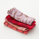 Everyday Napkins - Dashes & Moons - Charcoal - Raspberry